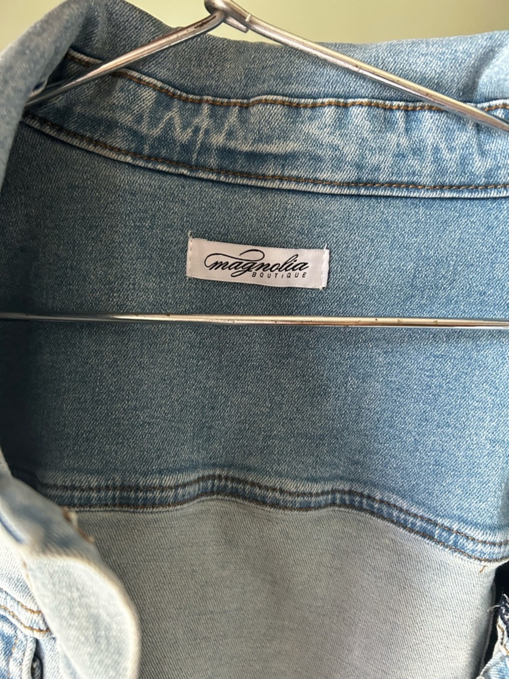 Magnolia Light Blue Denim Jean Jacket - Picture 4 of 5